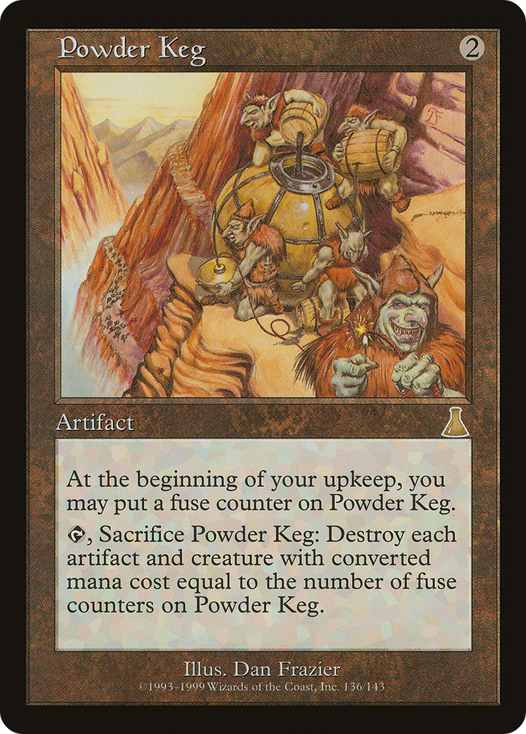 Powder Keg (UDS-136) - Urza's Destiny Foil - Premium MTG Single from Wizards of the Coast - Just $105.59! Shop now at Game Crave Tournament Store