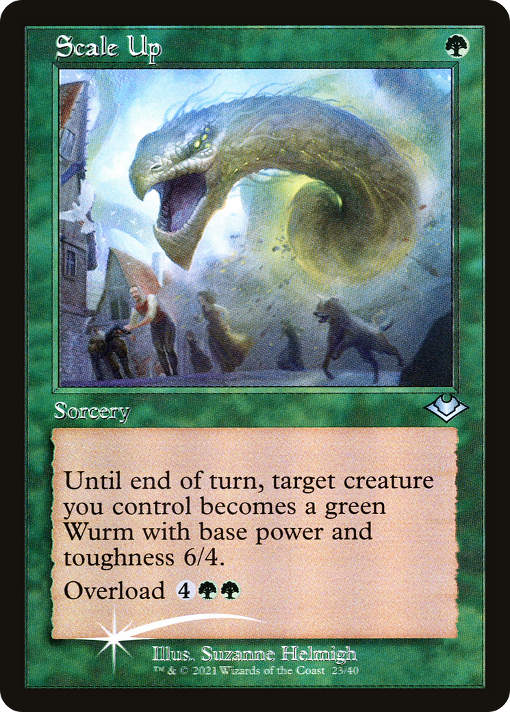 Scale Up (H1R-023) - Modern Horizons 1 Timeshifts Etched Foil - Premium MTG Single from Wizards of the Coast - Just $0.27! Shop now at Game Crave Tournament Store