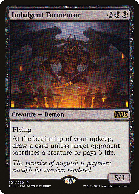 Indulgent Tormentor (M15-101) - Magic 2015 Foil - Premium MTG Single from Wizards of the Coast - Just $0.19! Shop now at Game Crave Tournament Store