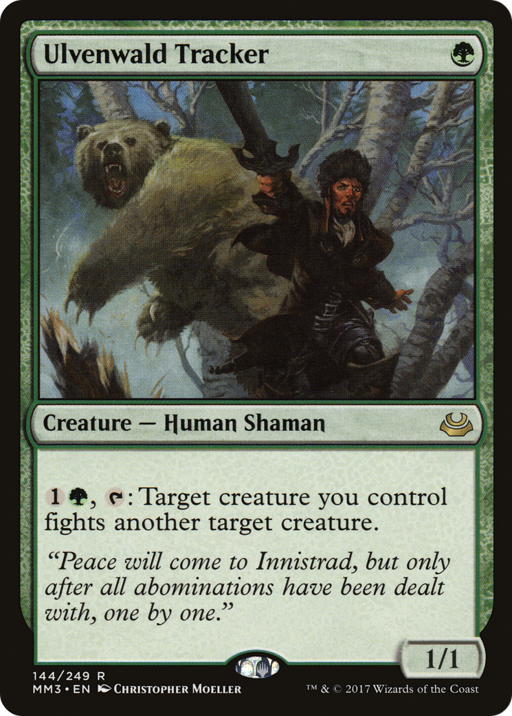 Ulvenwald Tracker (MM3-144) - Modern Masters 2017 - Premium MTG Single from Wizards of the Coast - Just $1.30! Shop now at Game Crave Tournament Store