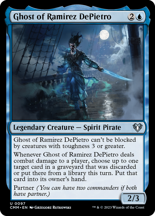 Ghost of Ramirez DePietro (CMM-097) - Commander Masters - Premium MTG Single from Wizards of the Coast - Just $0.25! Shop now at Game Crave Tournament Store