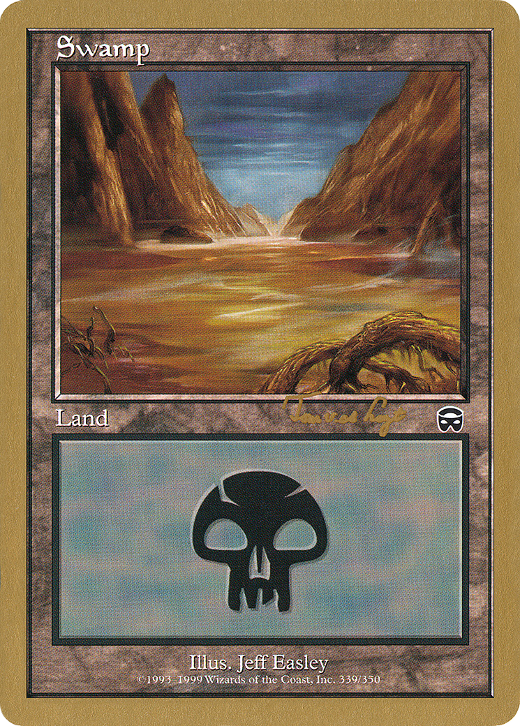 Swamp (WC01-TVDL339A) - World Championship Decks 2001 - Premium MTG Single from Wizards of the Coast - Just $0.48! Shop now at Game Crave Tournament Store
