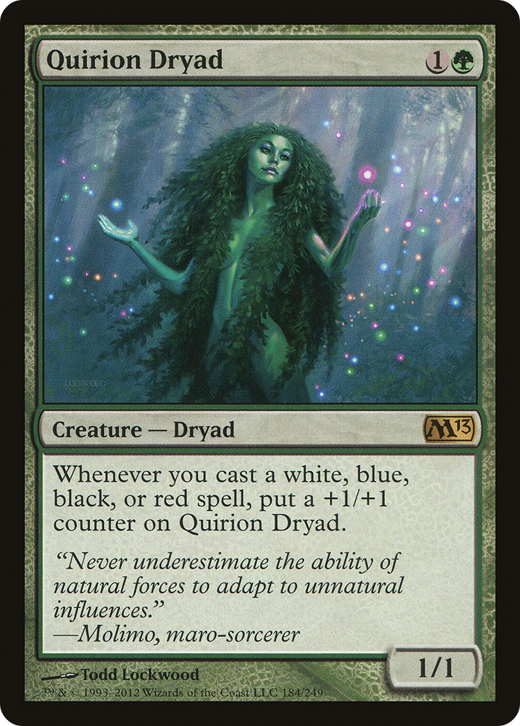 Quirion Dryad (M13-184) - Magic 2013 - Premium MTG Single from Wizards of the Coast - Just $0.08! Shop now at Game Crave Tournament Store