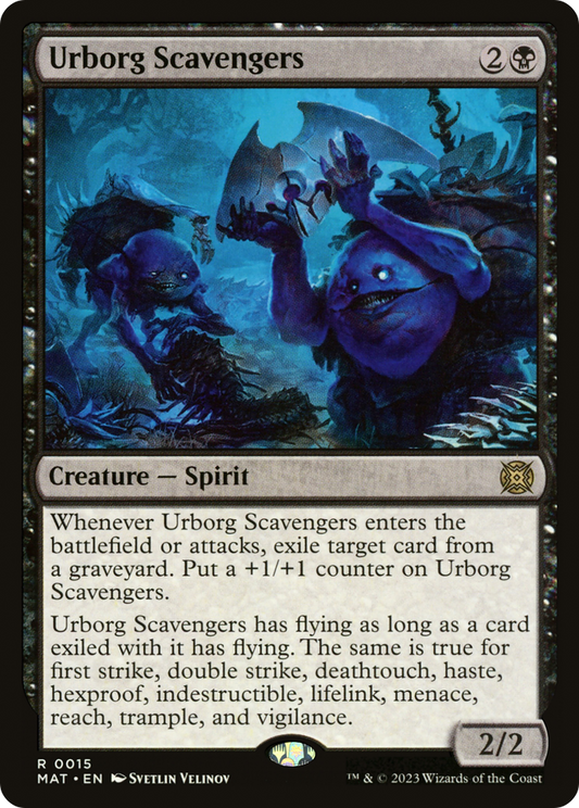 Urborg Scavengers (MAT-015) - March of the Machine: The Aftermath - Premium MTG Single from Wizards of the Coast - Just $0.08! Shop now at Game Crave Tournament Store