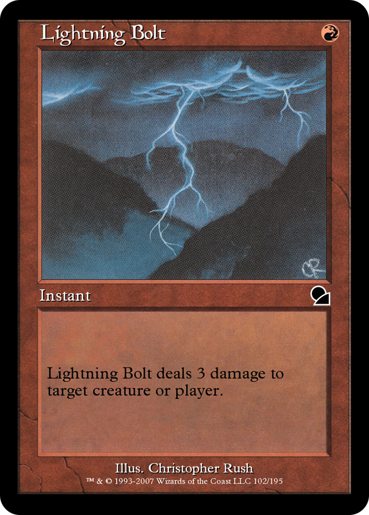 Lightning Bolt (ME1-102) - Masters Edition - Premium MTG Single from Wizards of the Coast - Just $0! Shop now at Game Crave Tournament Store