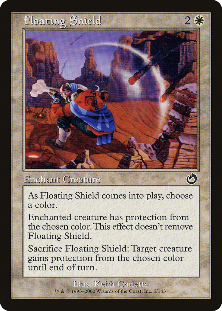 Floating Shield (TOR-005) - Torment Foil - Premium MTG Single from Wizards of the Coast - Just $0.40! Shop now at Game Crave Tournament Store