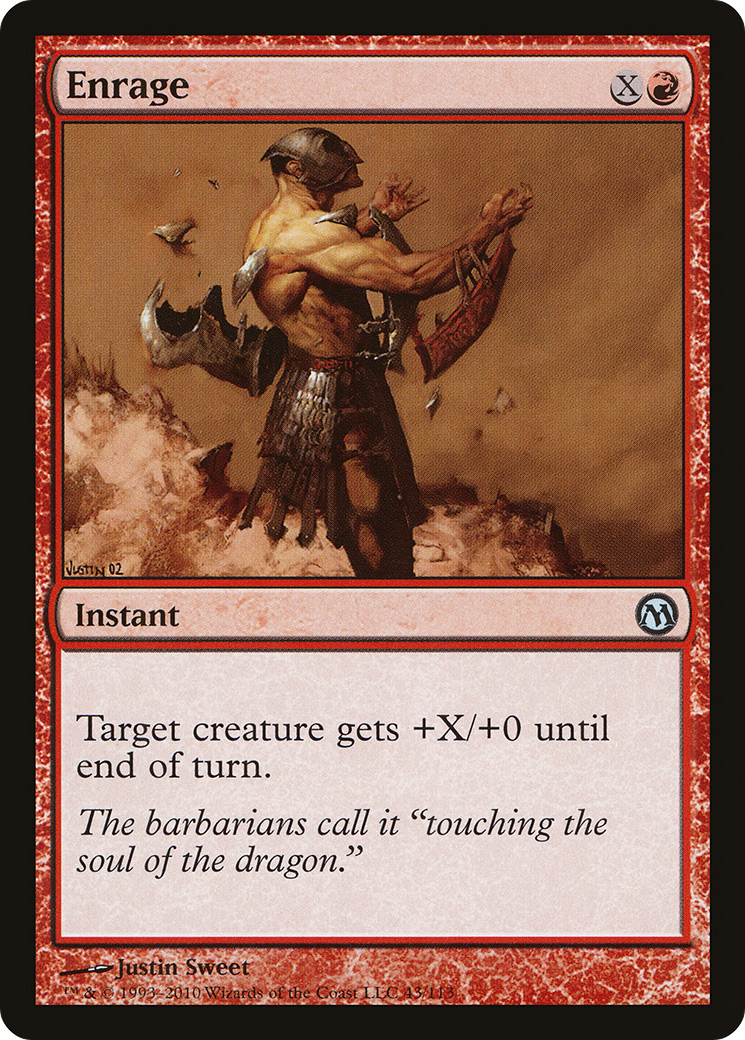 Enrage (DPA-043) - Duels of the Planeswalkers - Premium MTG Single from Wizards of the Coast - Just $0.23! Shop now at Game Crave Tournament Store