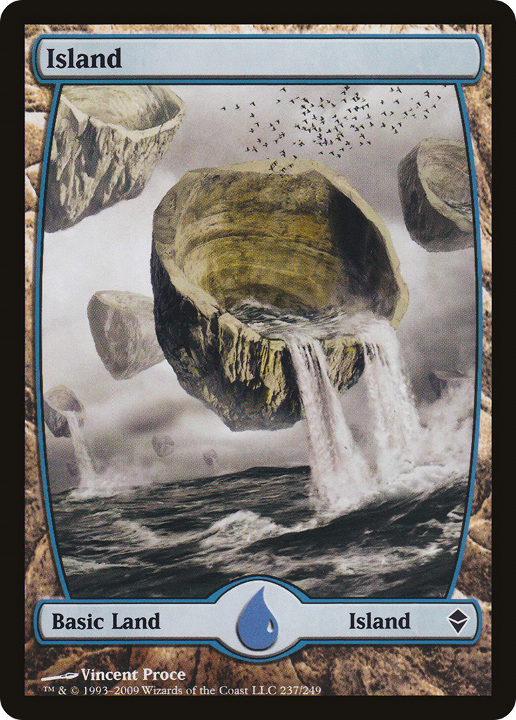 Island (ZEN-237) - Zendikar Foil - Premium MTG Single from Wizards of the Coast - Just $4.07! Shop now at Game Crave Tournament Store