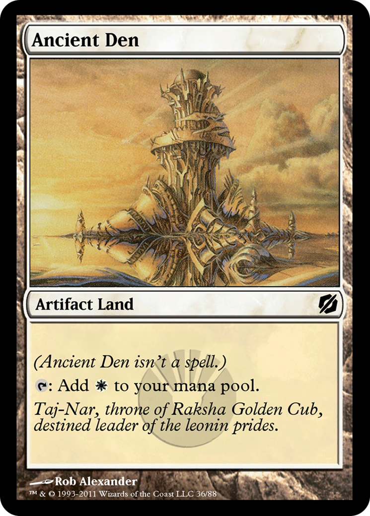 Ancient Den (TD2-036) - Duel Decks: Mirrodin Pure vs. New Phyrexia - Premium MTG Single from Wizards of the Coast - Just $0! Shop now at Game Crave Tournament Store