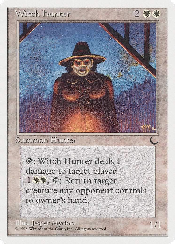 Witch Hunter (CHR-014) - Chronicles - Premium MTG Single from Wizards of the Coast - Just $0.08! Shop now at Game Crave Tournament Store