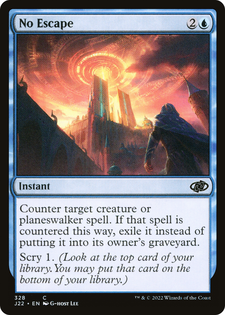 No Escape (J22-328) - Jumpstart 2022 - Premium MTG Single from Wizards of the Coast - Just $0.08! Shop now at Game Crave Tournament Store