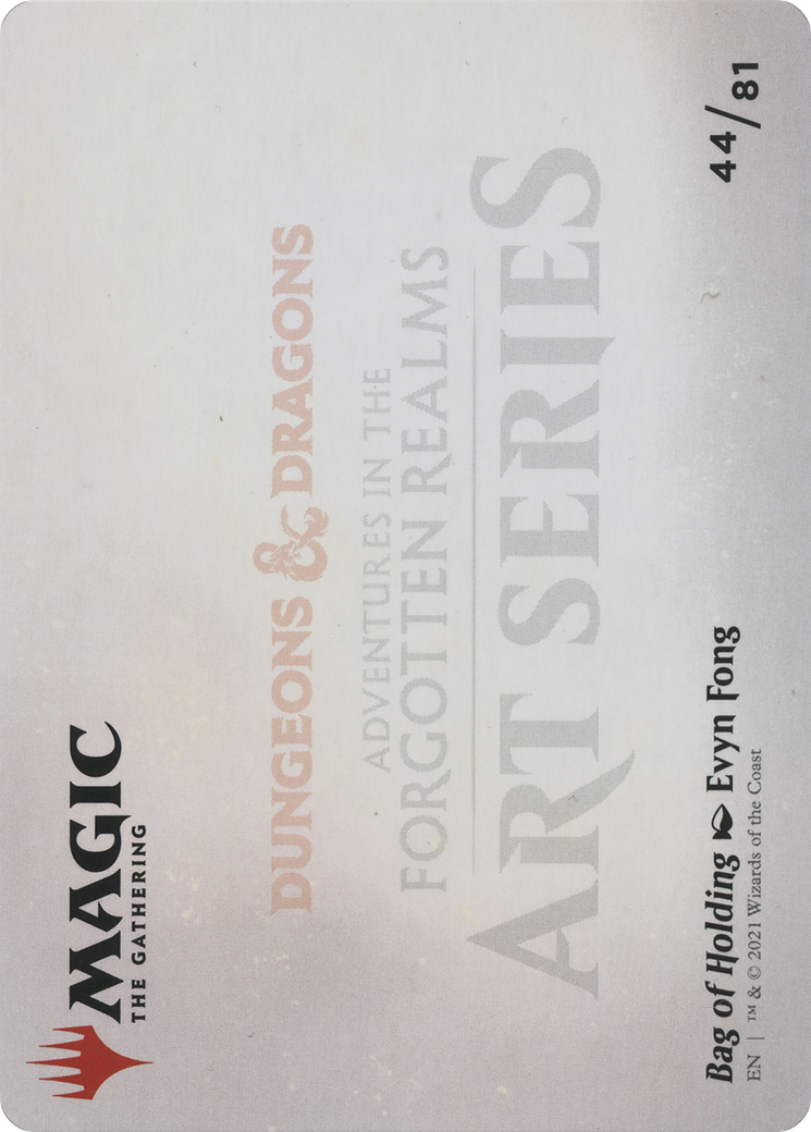 Bag of Holding // Bag of Holding (AAFR-044) - Adventures in the Forgotten Realms Art Series (Borderless) Foil - Premium MTG Single from Wizards of the Coast - Just $0! Shop now at Game Crave Tournament Store