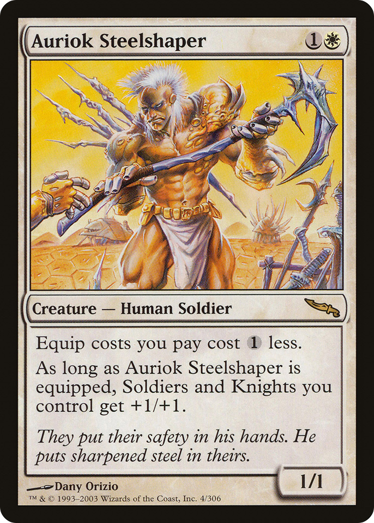 Auriok Steelshaper (MRD-004) - Mirrodin Foil - Premium MTG Single from Wizards of the Coast - Just $2.85! Shop now at Game Crave Tournament Store