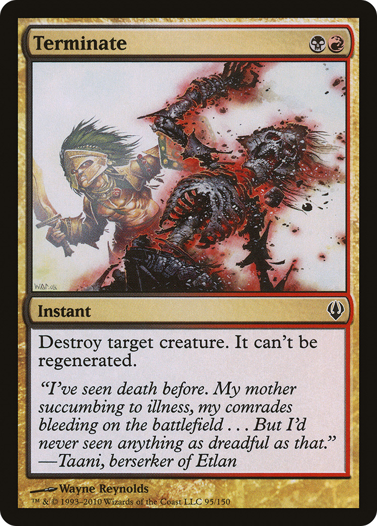 Terminate (ARC-095) - Archenemy - Premium MTG Single from Wizards of the Coast - Just $0.11! Shop now at Game Crave Tournament Store