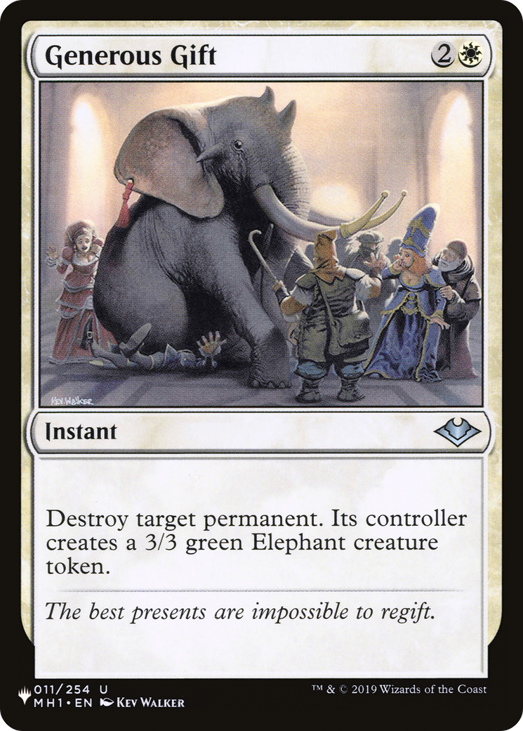 Generous Gift (PLIST-1099) - The List - Premium MTG Single from Wizards of the Coast - Just $0.13! Shop now at Game Crave Tournament Store