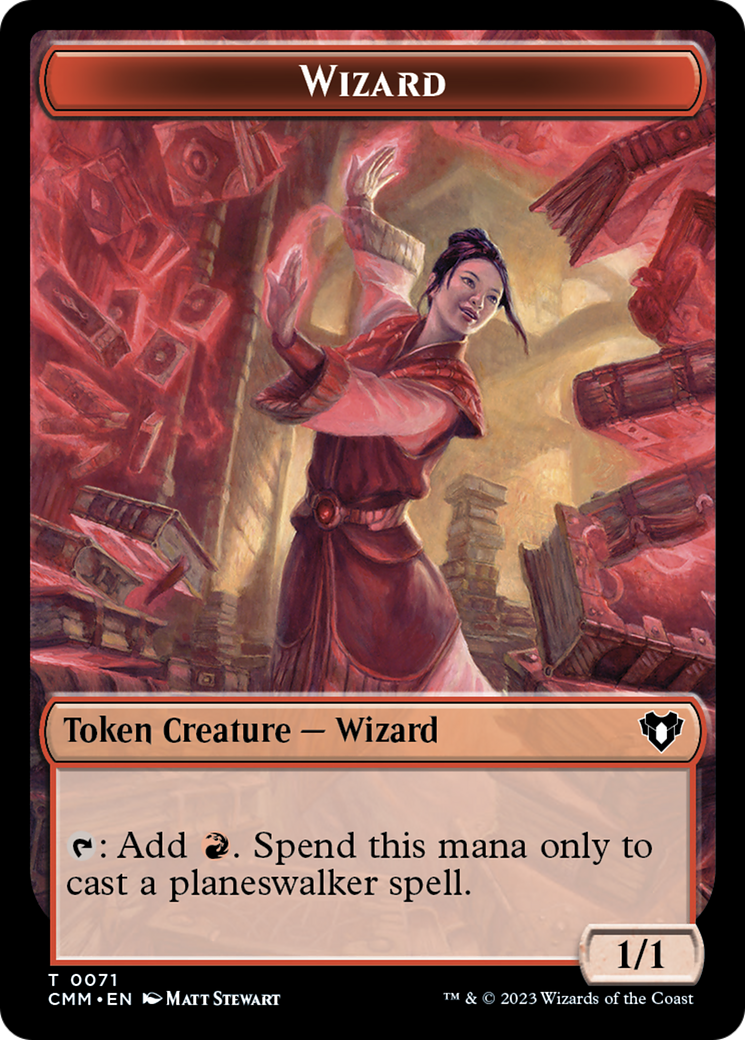 Wizard (TCMM-071) - Commander Masters Tokens - Premium MTG Single from Wizards of the Coast - Just $0! Shop now at Game Crave Tournament Store