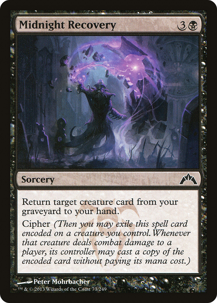Midnight Recovery (GTC-073) - Gatecrash Foil - Premium MTG Single from Wizards of the Coast - Just $0.08! Shop now at Game Crave Tournament Store