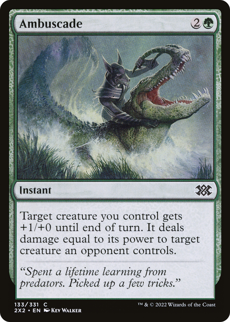 Ambuscade (2X2-133) - Double Masters 2022 Foil - Premium MTG Single from Wizards of the Coast - Just $0.08! Shop now at Game Crave Tournament Store