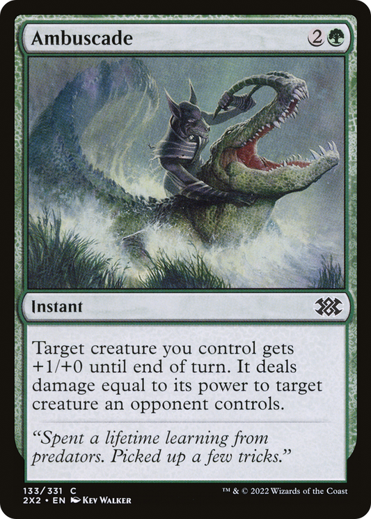 Ambuscade (2X2-133) - Double Masters 2022 Foil - Premium MTG Single from Wizards of the Coast - Just $0.08! Shop now at Game Crave Tournament Store
