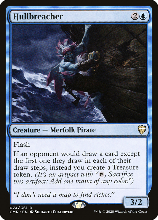 Hullbreacher (CMR-074) - Commander Legends - Premium MTG Single from Wizards of the Coast - Just $0.47! Shop now at Game Crave Tournament Store
