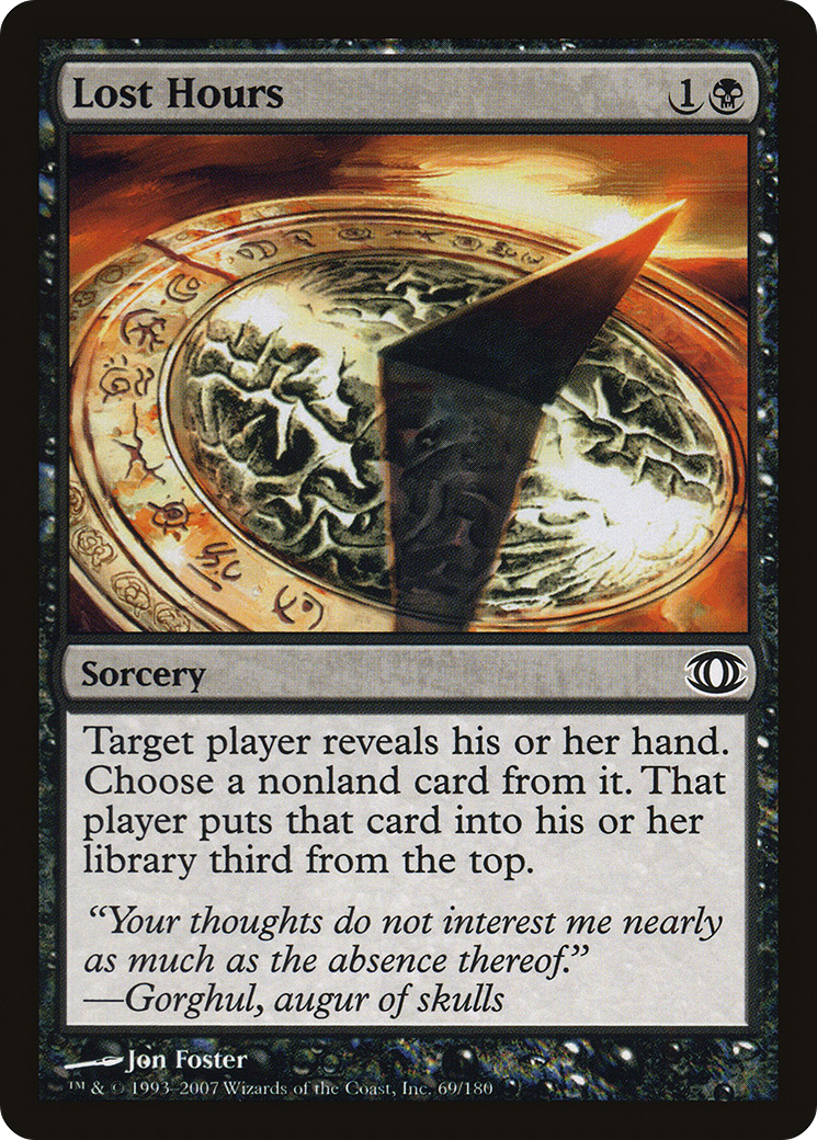 Lost Hours (FUT-069) - Future Sight - Premium MTG Single from Wizards of the Coast - Just $0.25! Shop now at Game Crave Tournament Store