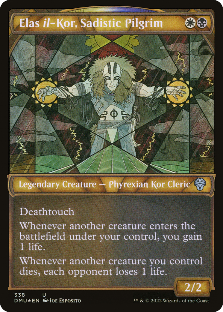 Elas il-Kor, Sadistic Pilgrim (DMU-338) - Dominaria United: (Showcase) Foil - Premium MTG Single from Wizards of the Coast - Just $1.08! Shop now at Game Crave Tournament Store