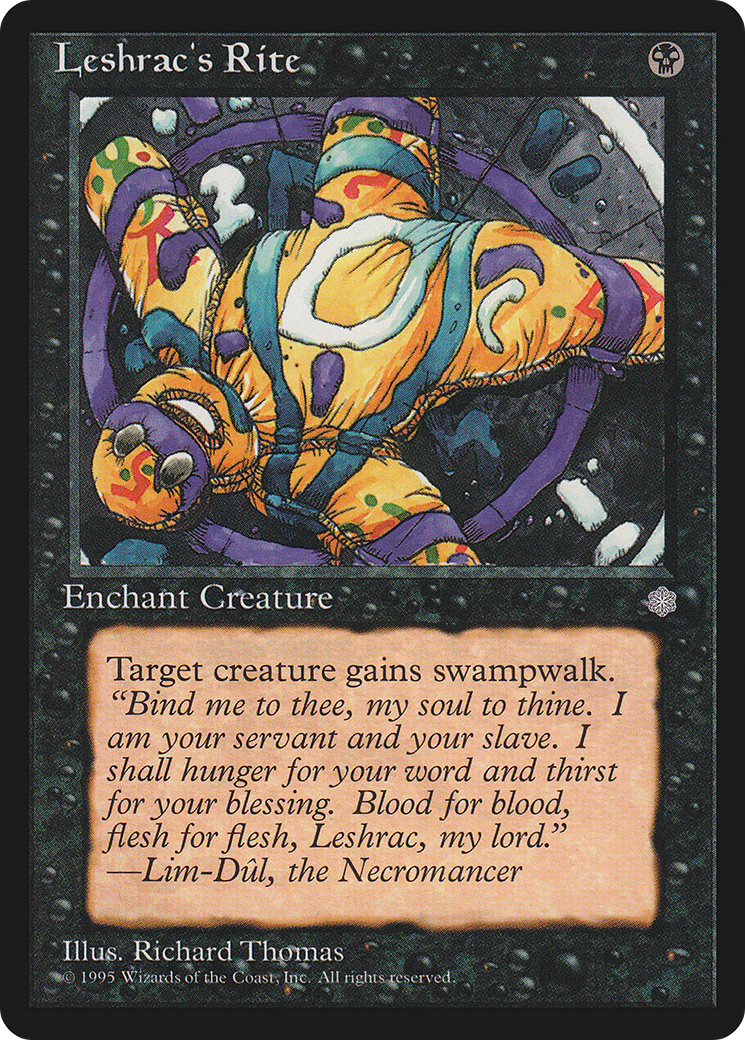 Leshrac's Rite (ICE-143) - Ice Age - Premium MTG Single from Wizards of the Coast - Just $0.25! Shop now at Game Crave Tournament Store