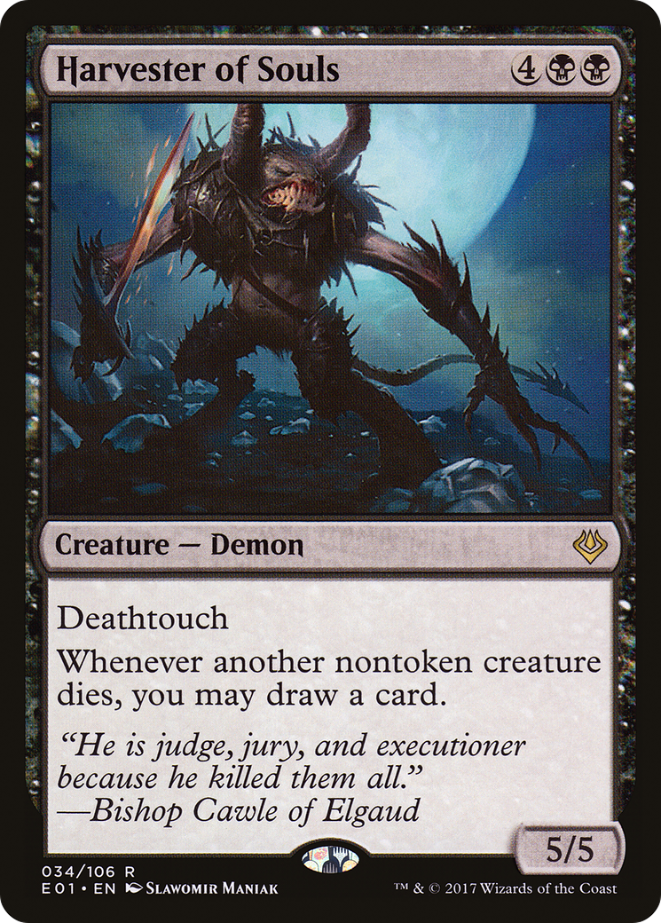 Harvester of Souls (E01-034) - Archenemy: Nicol Bolas - Premium MTG Single from Wizards of the Coast - Just $0.57! Shop now at Game Crave Tournament Store