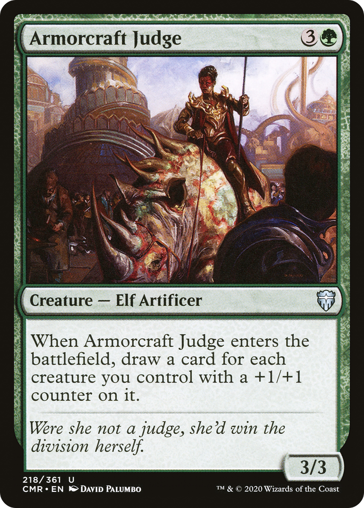 Armorcraft Judge (CMR-218) - Commander Legends - Premium MTG Single from Wizards of the Coast - Just $0.25! Shop now at Game Crave Tournament Store