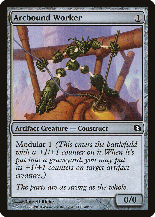 Arcbound Worker (DDF-040) - Duel Decks: Elspeth vs. Tezzeret - Premium MTG Single from Wizards of the Coast - Just $0.08! Shop now at Game Crave Tournament Store
