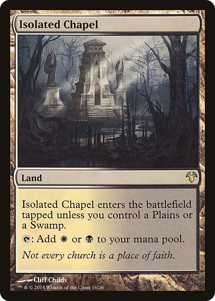 Isolated Chapel (MD1-016) - Modern Event Deck 2014 - Premium MTG Single from Wizards of the Coast - Just $0.30! Shop now at Game Crave Tournament Store