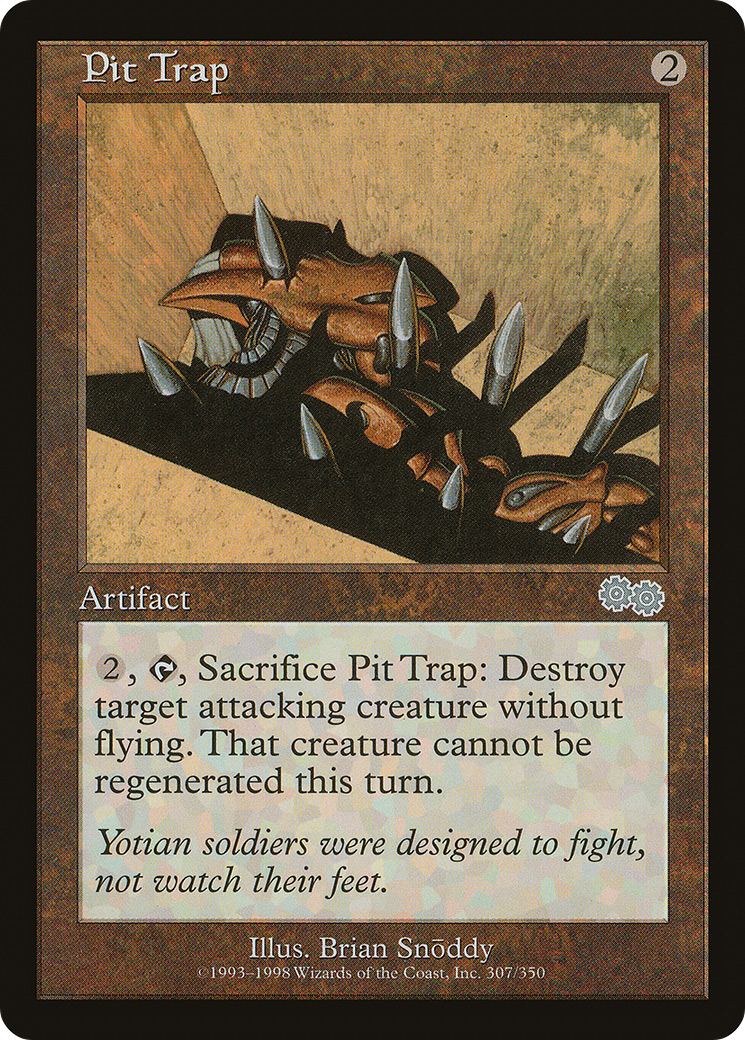 Pit Trap (USG-307) - Urza's Saga - Premium MTG Single from Wizards of the Coast - Just $0.08! Shop now at Game Crave Tournament Store
