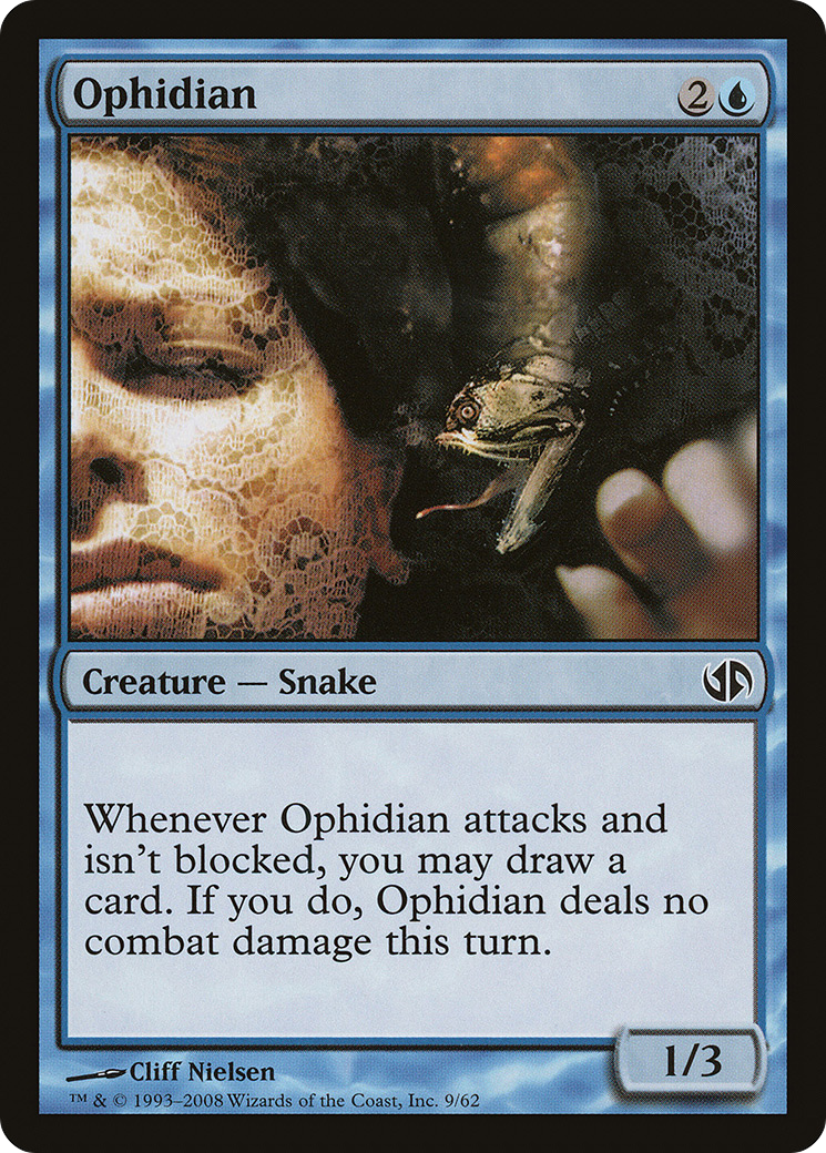 Ophidian (DD2-009) - Duel Decks: Jace vs. Chandra - Premium MTG Single from Wizards of the Coast - Just $0.08! Shop now at Game Crave Tournament Store