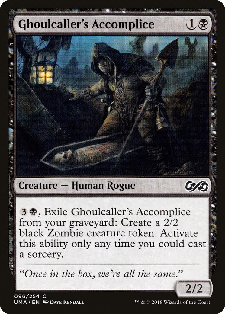Ghoulcaller's Accomplice (UMA-096) - Ultimate Masters - Premium MTG Single from Wizards of the Coast - Just $0.08! Shop now at Game Crave Tournament Store
