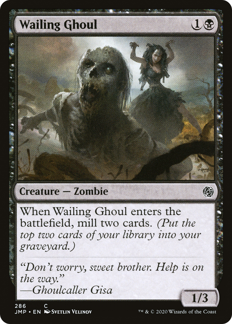 Wailing Ghoul (JMP-286) - Jumpstart - Premium MTG Single from Wizards of the Coast - Just $0.08! Shop now at Game Crave Tournament Store