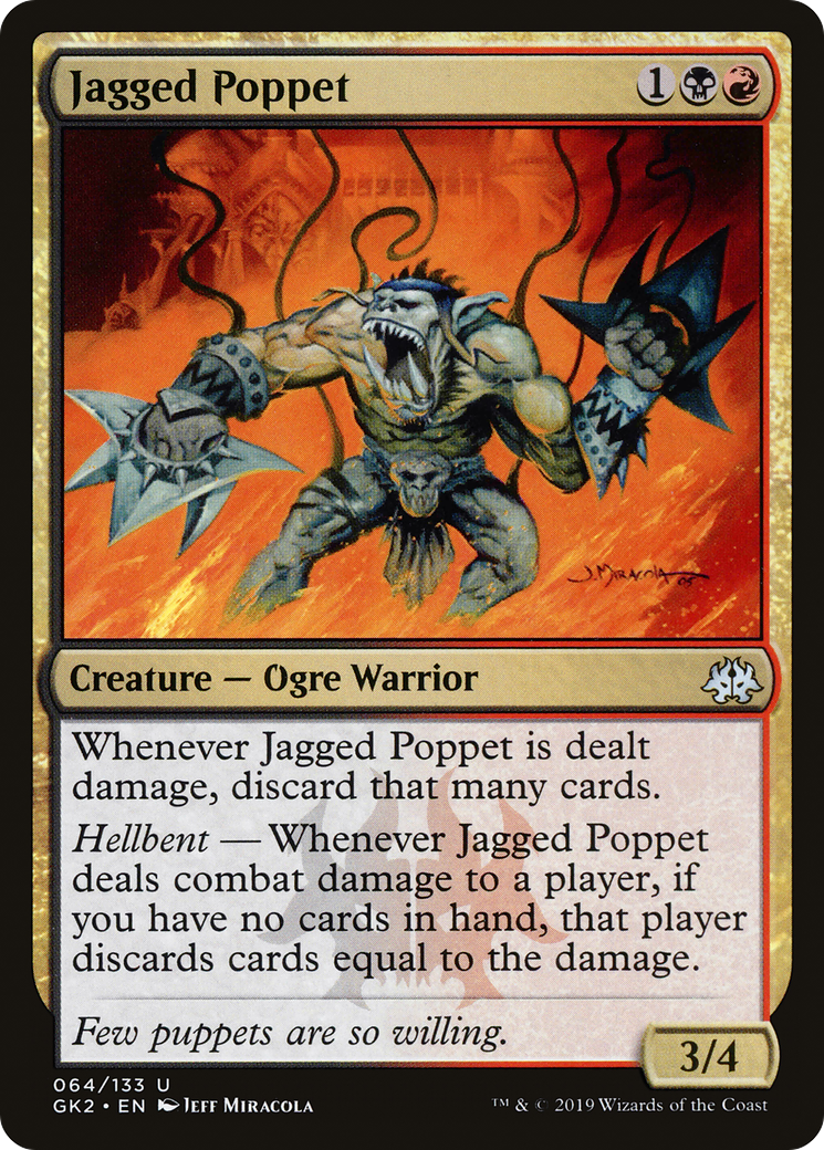 Jagged Poppet (GK2-064) - RNA Guild Kit - Premium MTG Single from Wizards of the Coast - Just $0.08! Shop now at Game Crave Tournament Store