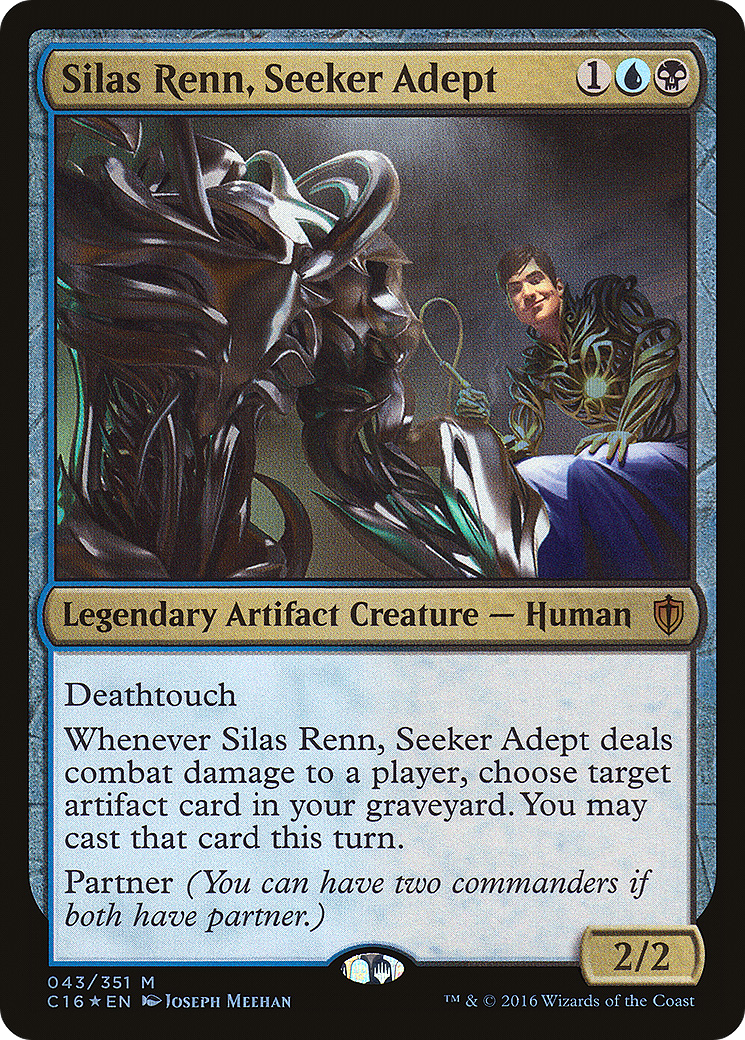 Silas Renn, Seeker Adept (C16-043) - Commander 2016 Foil - Premium MTG Single from Wizards of the Coast - Just $1.21! Shop now at Game Crave Tournament Store