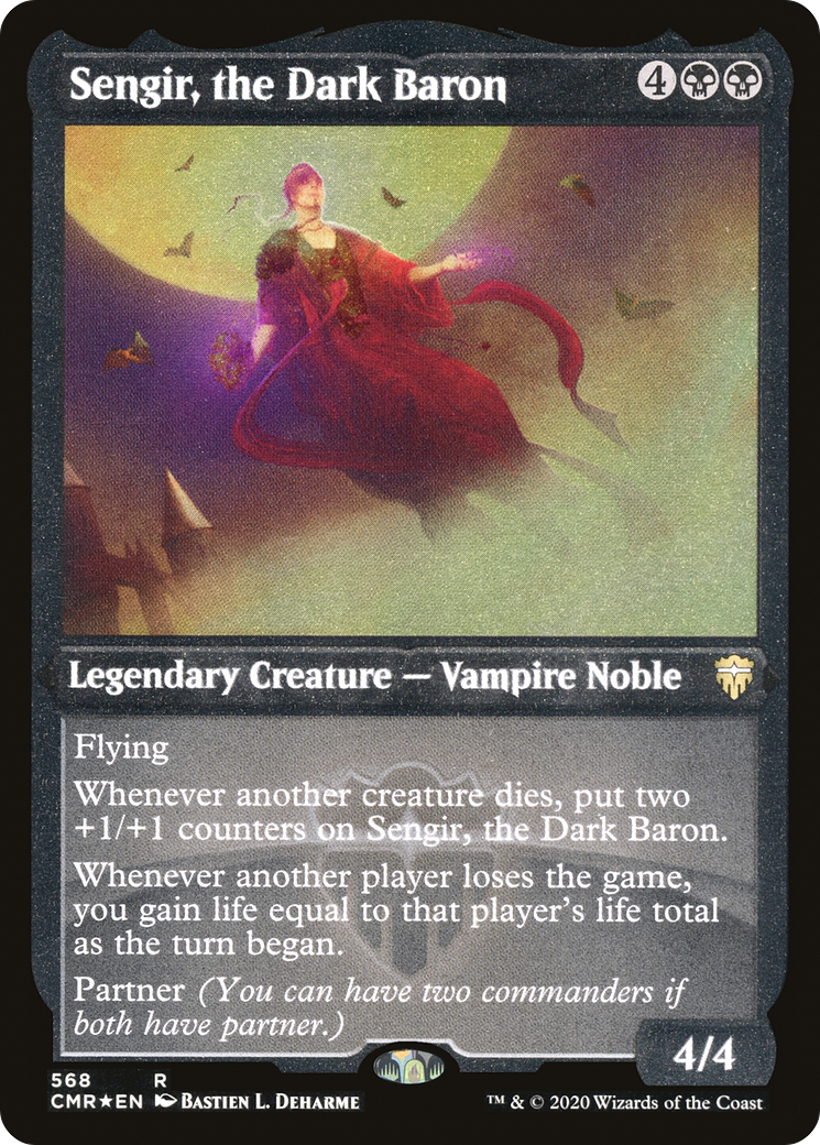 Sengir, the Dark Baron (CMR-568) - Commander Legends Etched Foil - Premium MTG Single from Wizards of the Coast - Just $0.12! Shop now at Game Crave Tournament Store