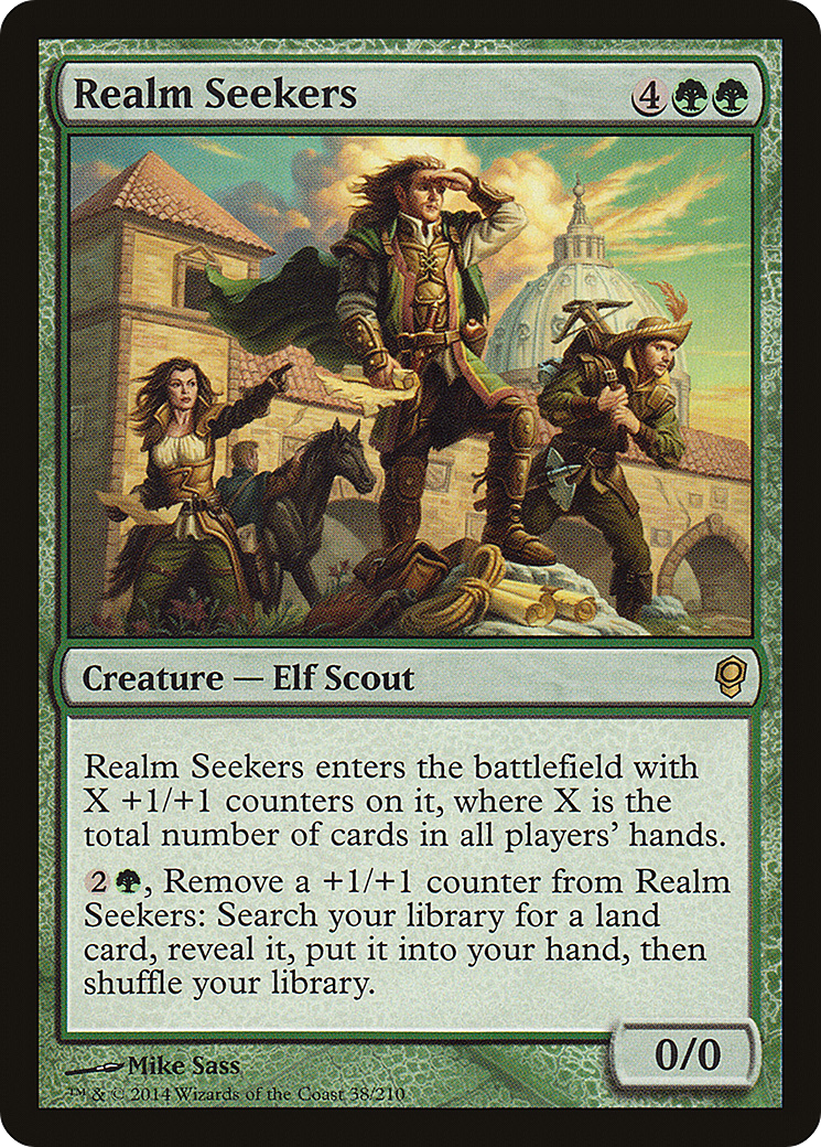 Realm Seekers (CNS-038) - Conspiracy Foil - Premium MTG Single from Wizards of the Coast - Just $3.08! Shop now at Game Crave Tournament Store