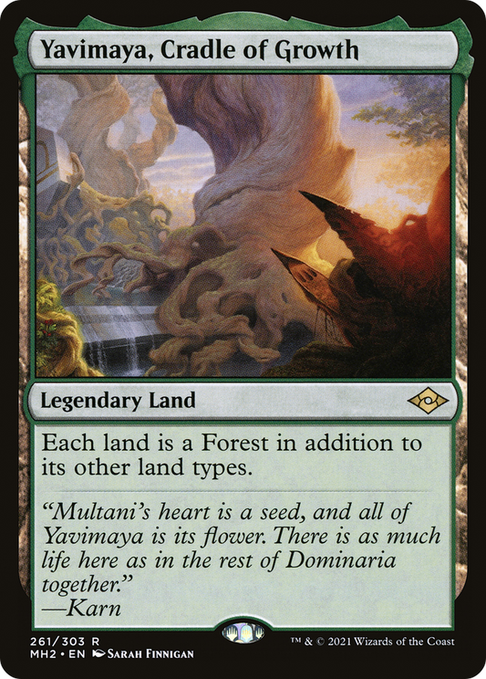 Yavimaya, Cradle of Growth (MH2-261) - Modern Horizons 2 - Premium MTG Single from Wizards of the Coast - Just $6.78! Shop now at Game Crave Tournament Store