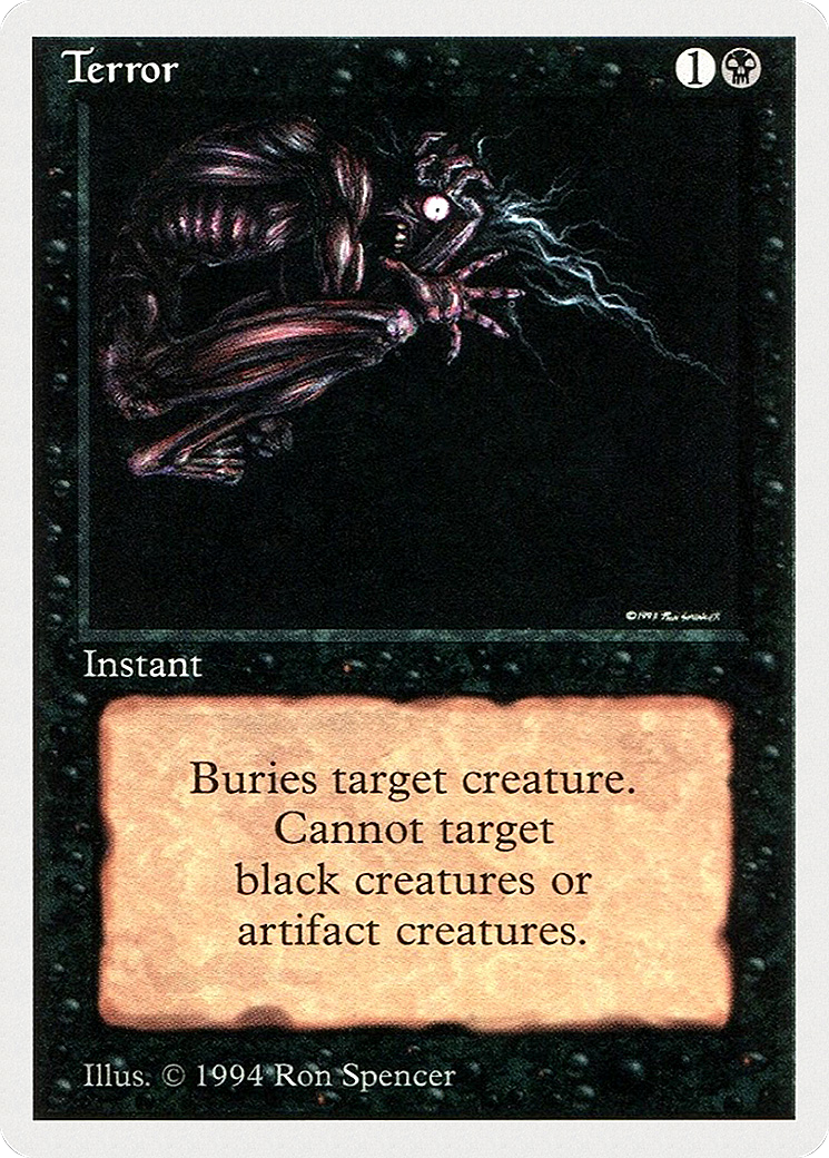 Terror (SUM-132) - Summer Magic / Edgar - Premium MTG Single from Wizards of the Coast - Just $0.25! Shop now at Game Crave Tournament Store