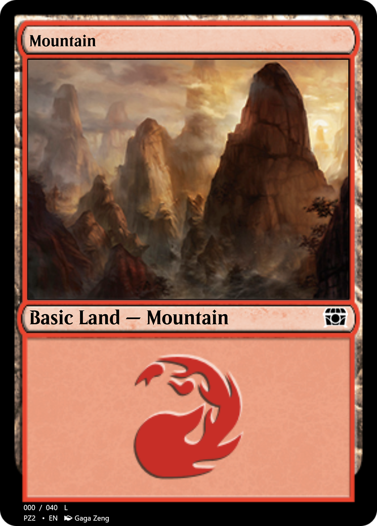 Mountain (PZ2-70805) - Treasure Chest - Premium MTG Single from Wizards of the Coast - Just $0! Shop now at Game Crave Tournament Store