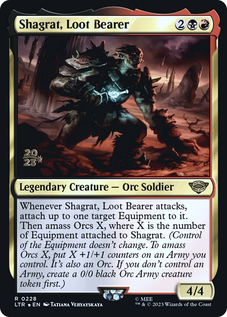 Shagrat, Loot Bearer (PLTR-228S) - Tales of Middle-earth Promos Foil - Premium MTG Single from Wizards of the Coast - Just $0.48! Shop now at Game Crave Tournament Store