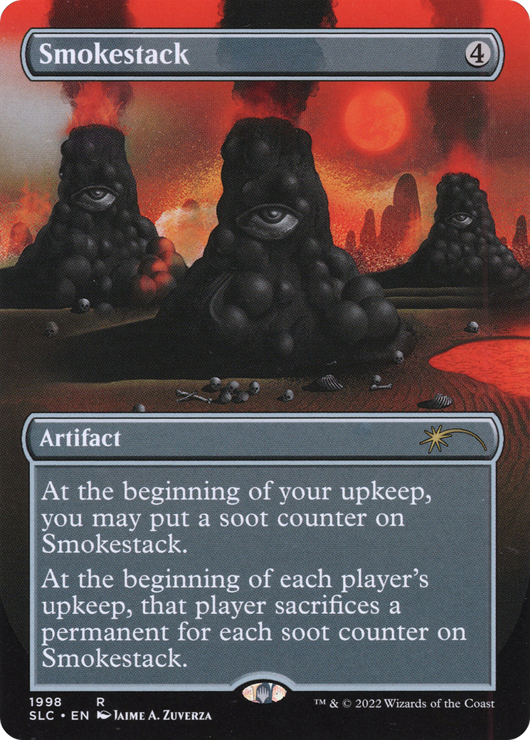 Smokestack (SLC-1998) - Secret Lair 30th Anniversary Countdown Kit (Borderless) Foil - Premium MTG Single from Wizards of the Coast - Just $0.97! Shop now at Game Crave Tournament Store