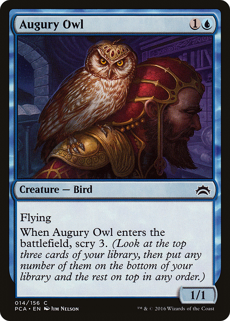 Augury Owl (PCA-014) - Planechase Anthology - Premium MTG Single from Wizards of the Coast - Just $0.08! Shop now at Game Crave Tournament Store