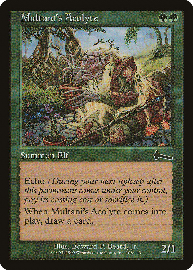 Multani's Acolyte (ULG-108) - Urza's Legacy - Premium MTG Single from Wizards of the Coast - Just $0.25! Shop now at Game Crave Tournament Store
