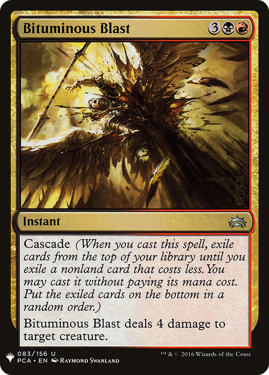 Bituminous Blast (MB1-1399) - Mystery Booster - Premium MTG Single from Wizards of the Coast - Just $0.25! Shop now at Game Crave Tournament Store