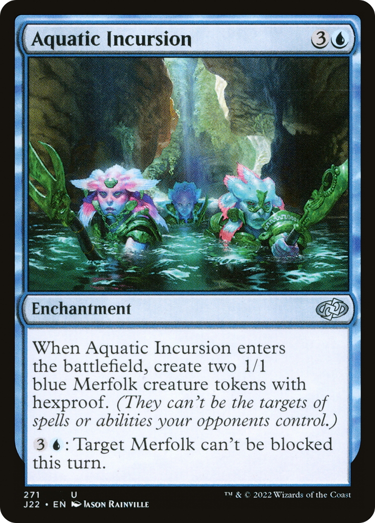 Aquatic Incursion (J22-271) - Jumpstart 2022 - Premium MTG Single from Wizards of the Coast - Just $0.08! Shop now at Game Crave Tournament Store