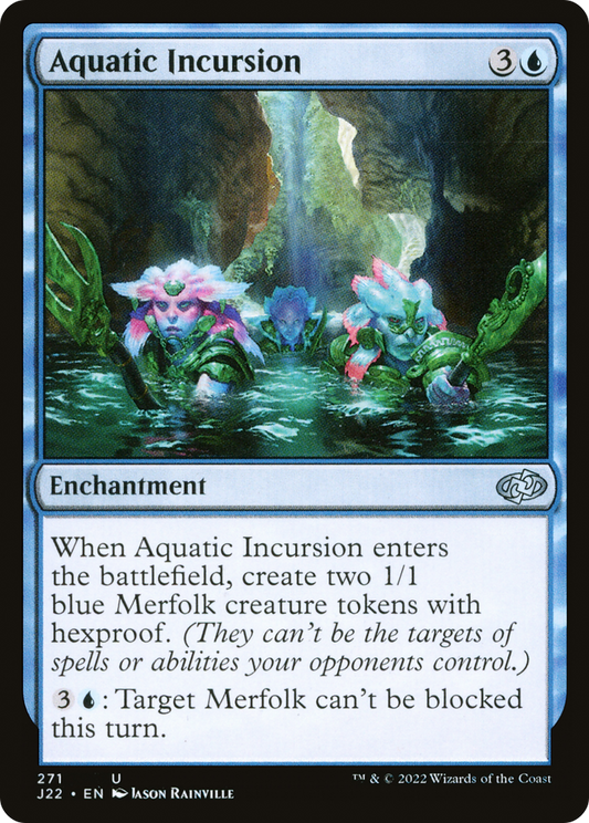 Aquatic Incursion (J22-271) - Jumpstart 2022 - Premium MTG Single from Wizards of the Coast - Just $0.08! Shop now at Game Crave Tournament Store