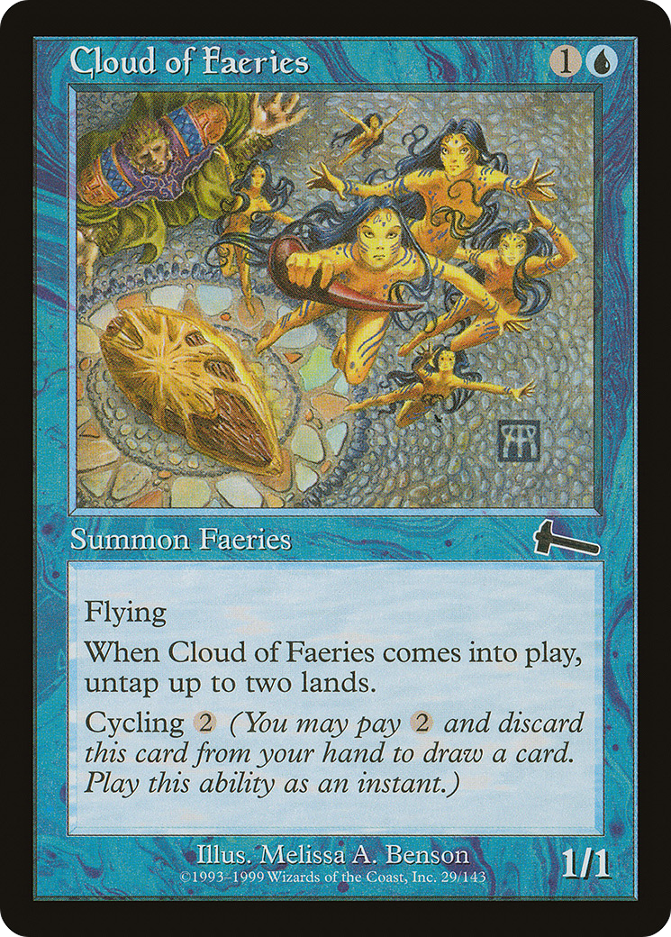 Cloud of Faeries (ULG-029) - Urza's Legacy - Premium MTG Single from Wizards of the Coast - Just $0.19! Shop now at Game Crave Tournament Store